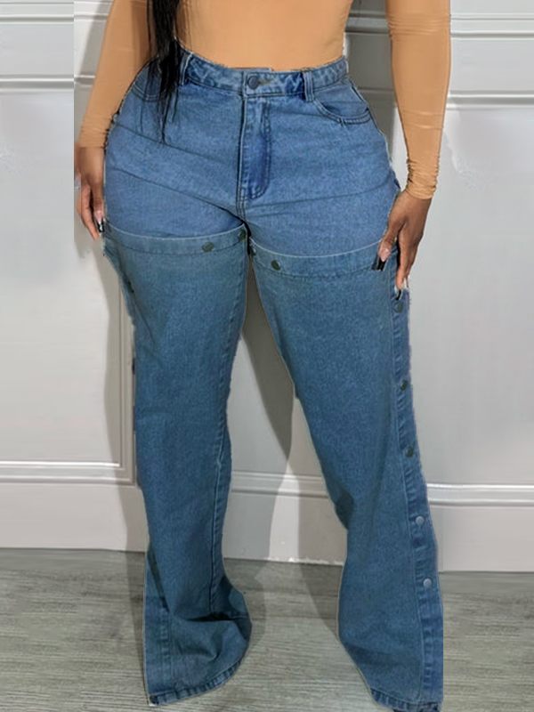 Snap Detachable Jeans