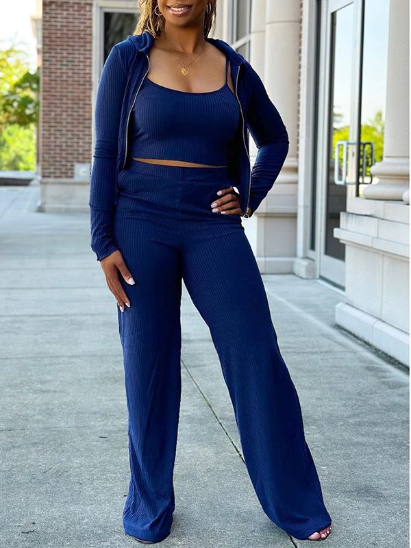 Ribbed Hoodie 3PC Set
