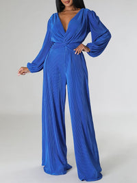 V-Neck Twisted Jumpsuit