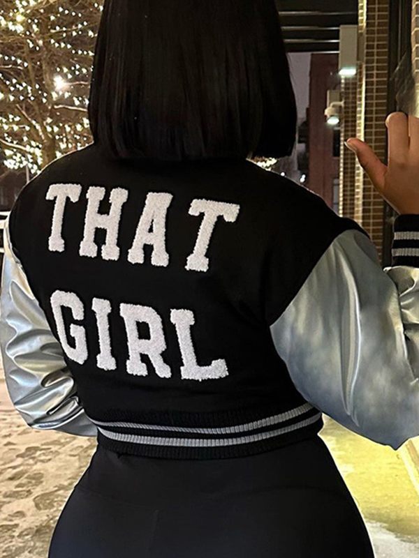 Embroidery Bomber Jacket