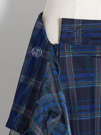 Indiebeautie Plaid Sheer Skirt