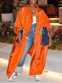 Drawstring Cargo Jacket