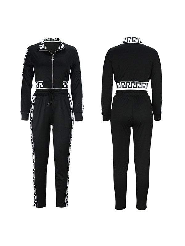 Printed Combo Jacket & Pants Set