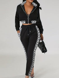 Printed Combo Jacket & Pants Set