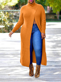 Knit Slit Tunic Top