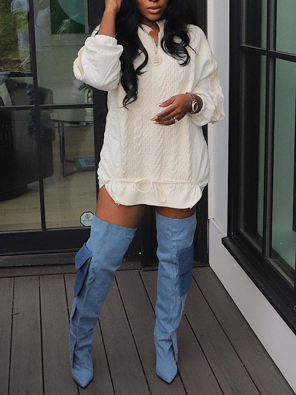 Indiebeautie Knit Combo Top