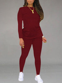 Solid Textured 2PC Set